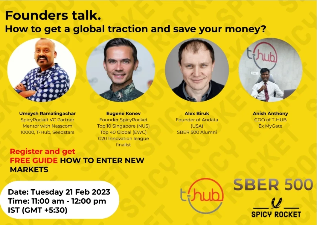 21 февраля, во вторник, участвуем в вебинаре "Founders talk. How to get a global traction and save your money?", он ориентирован на аудиторию Индии, но тема интересна всем кто видит своей задачей выход на новые рынки.…